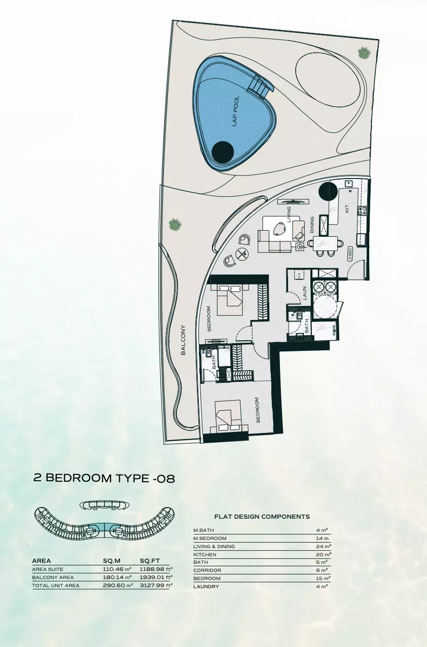 Unit floor plan image