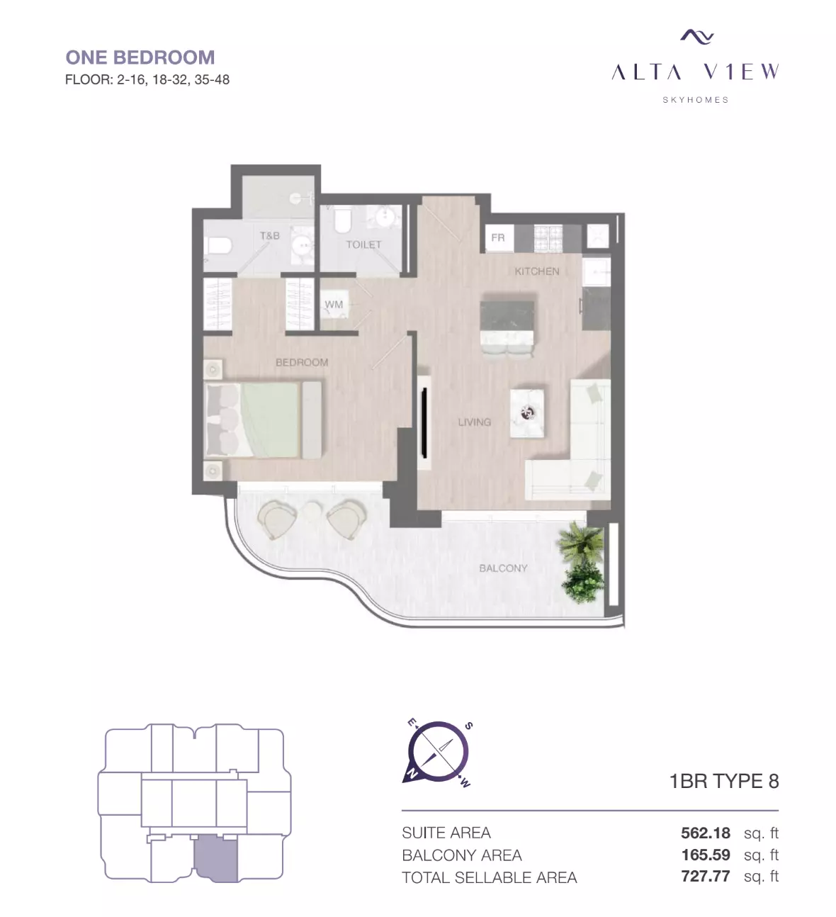 Unit floor plan image