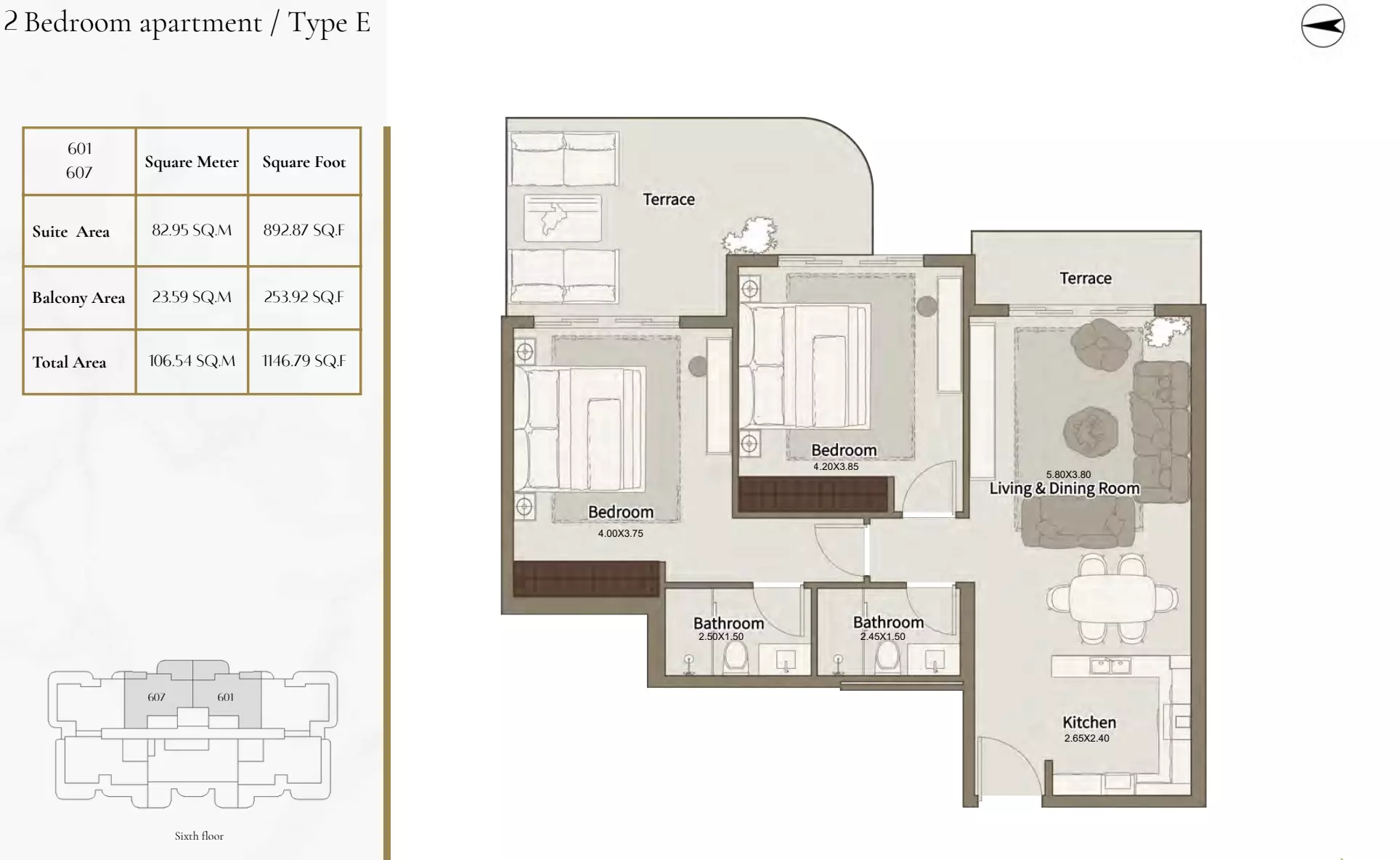 Unit floor plan image