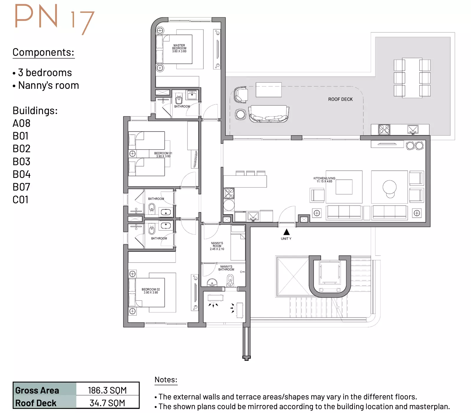 Unit floor plan image