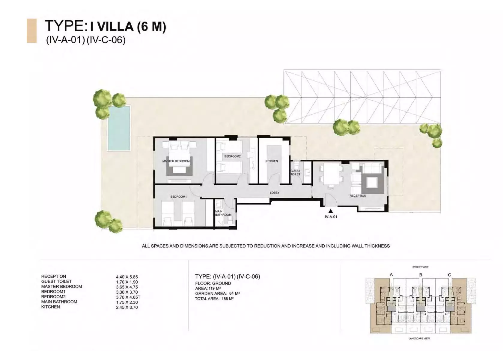 صورة مخطط ارضية الوحدة