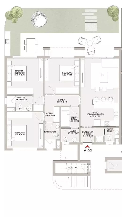 Unit floor plan image