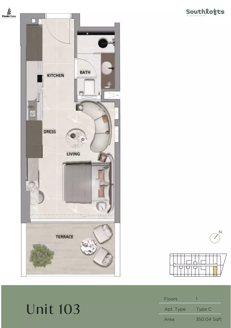 Unit floor plan image