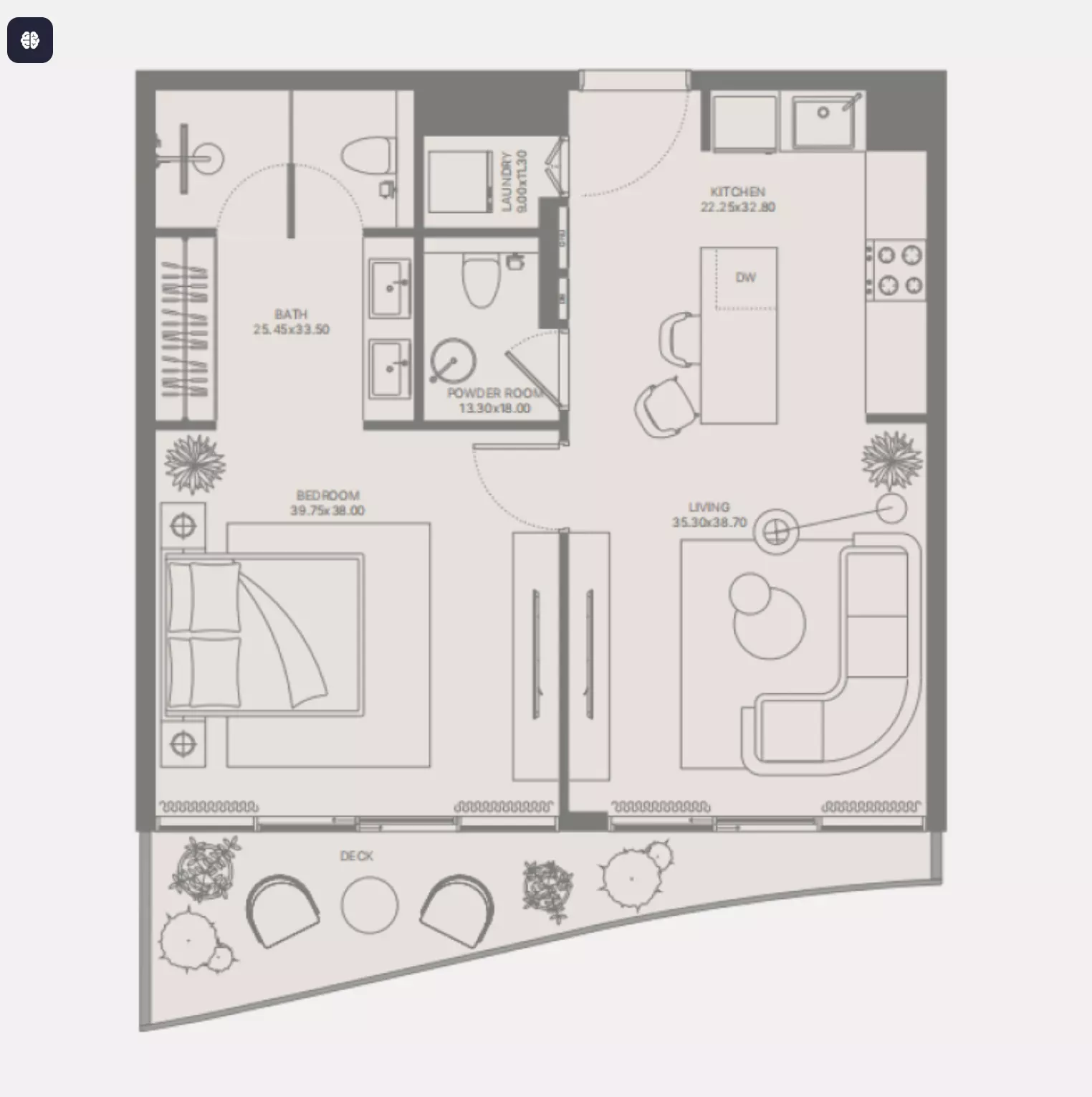 Unit floor plan image