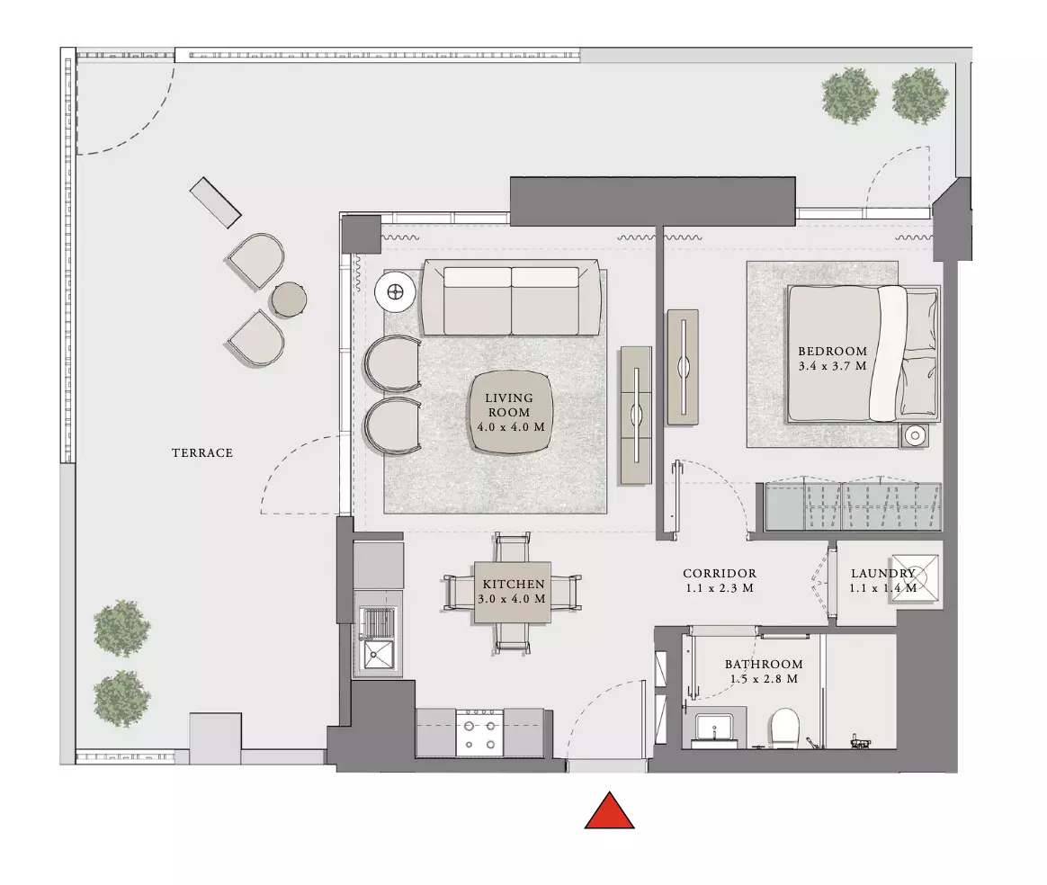 Creek Beach Lotus Unit 103, Level 01 Building 4, 1 bed