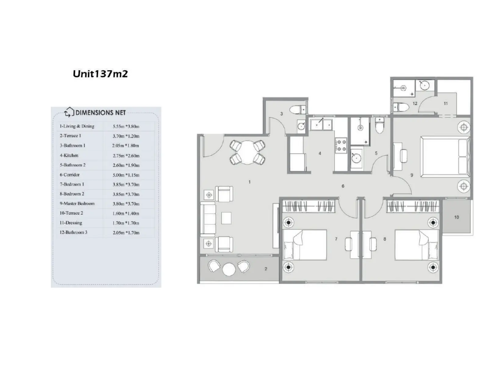 Unit floor plan image
