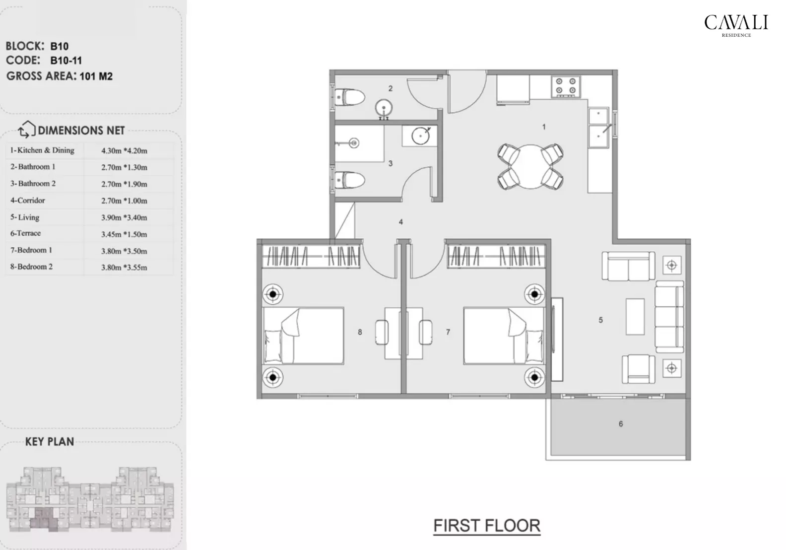 Unit floor plan image