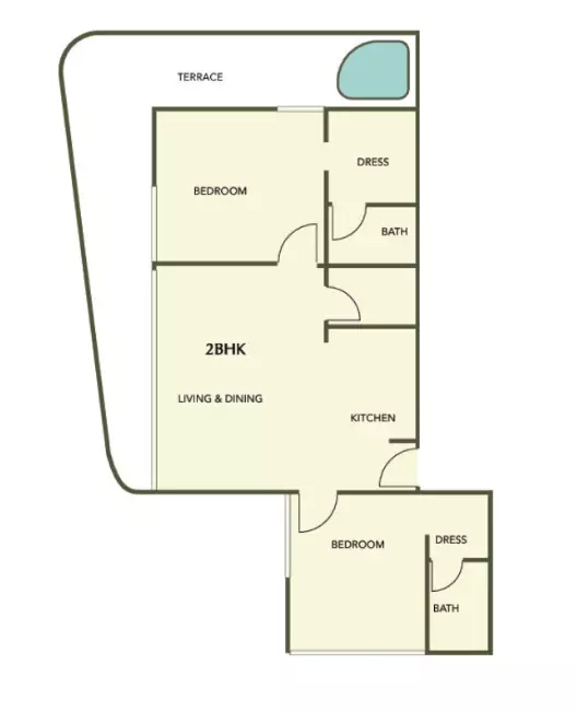 Unit floor plan image