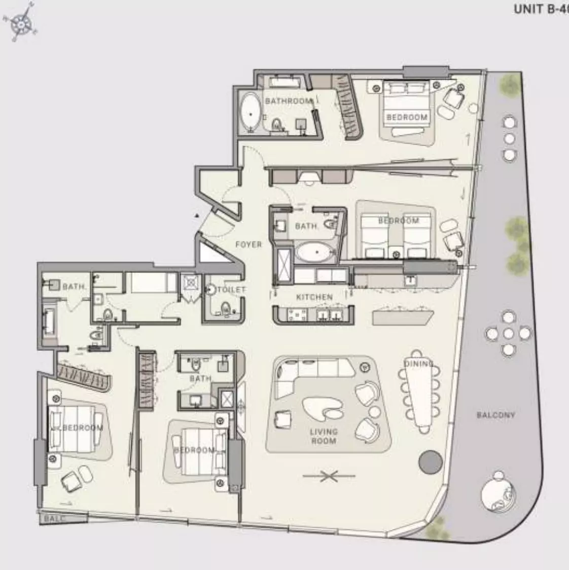 Unit floor plan image