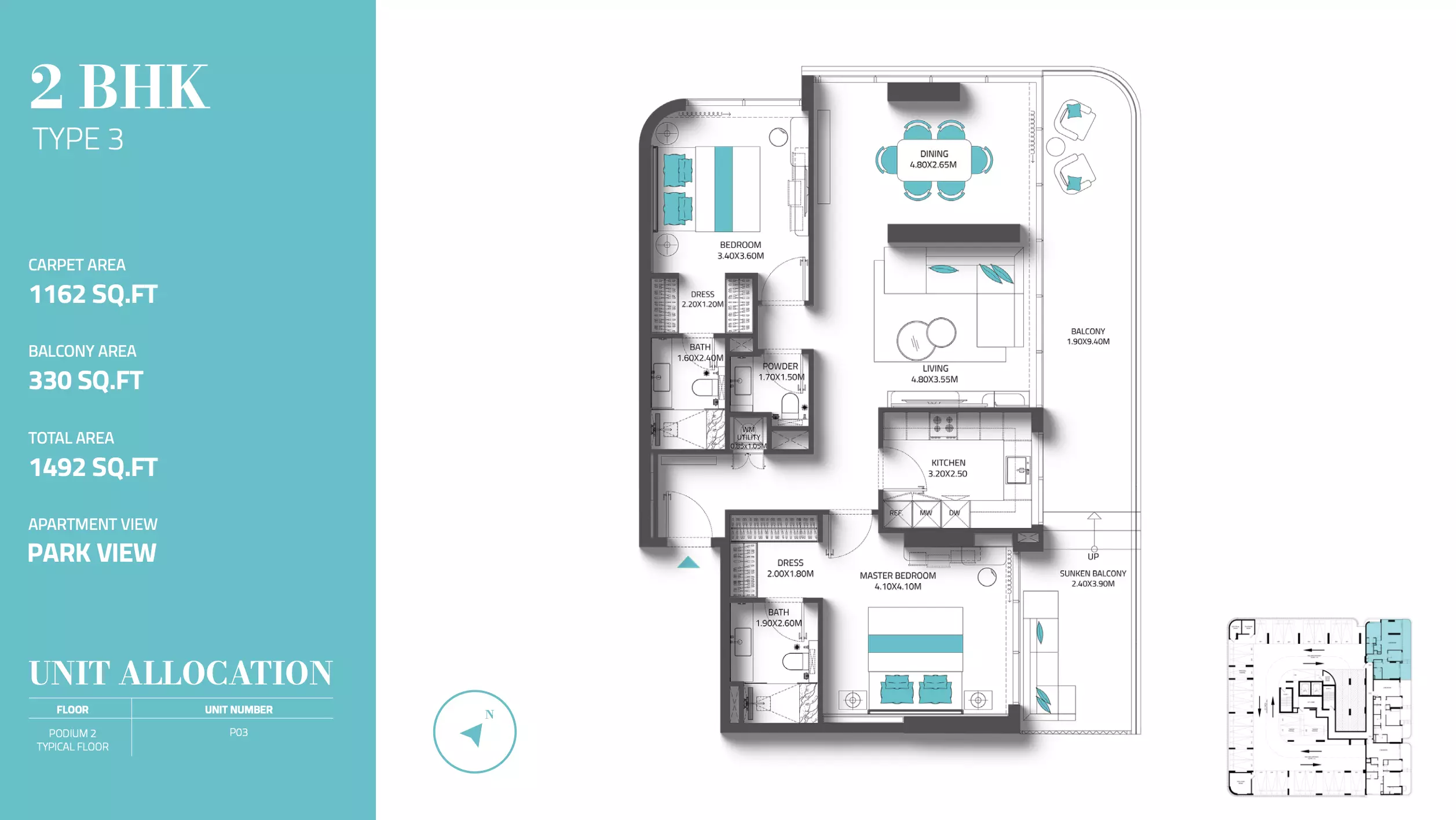 Unit floor plan image