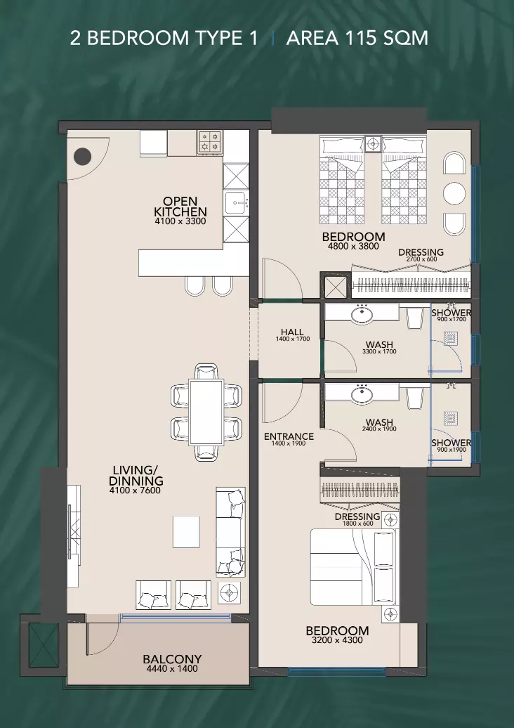 Unit floor plan image