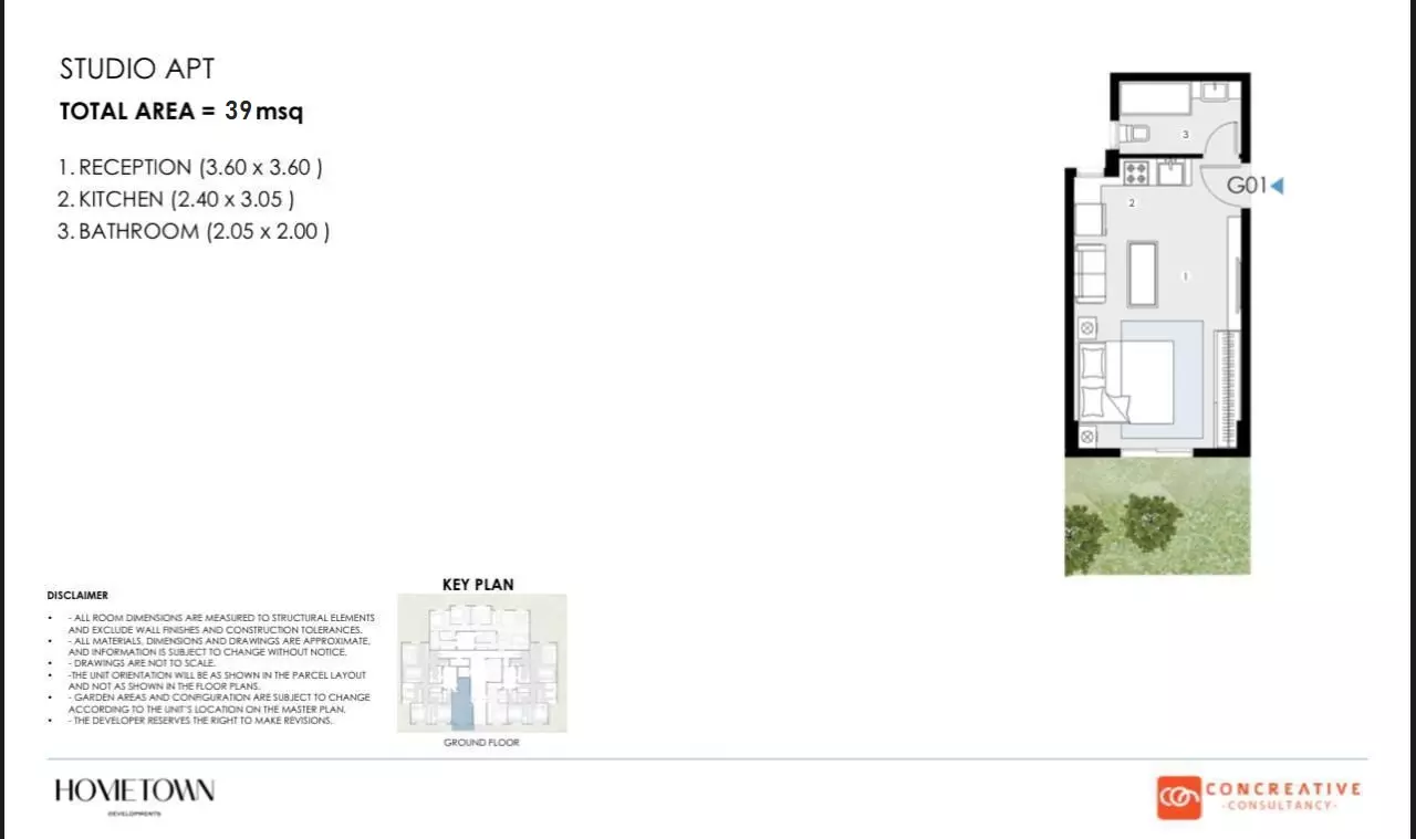 صورة مخطط ارضية الوحدة