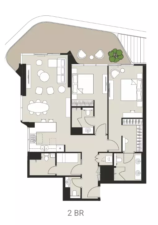 Unit floor plan image