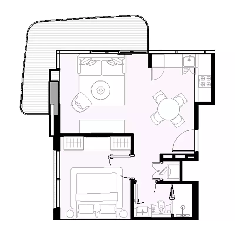 Unit floor plan image