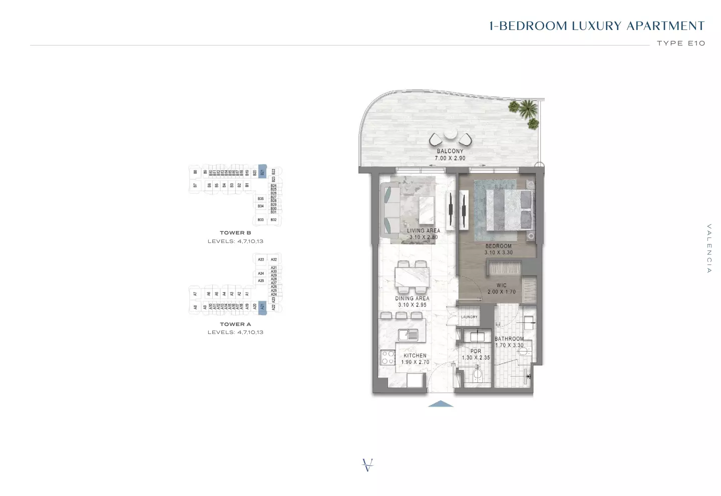 Unit floor plan image