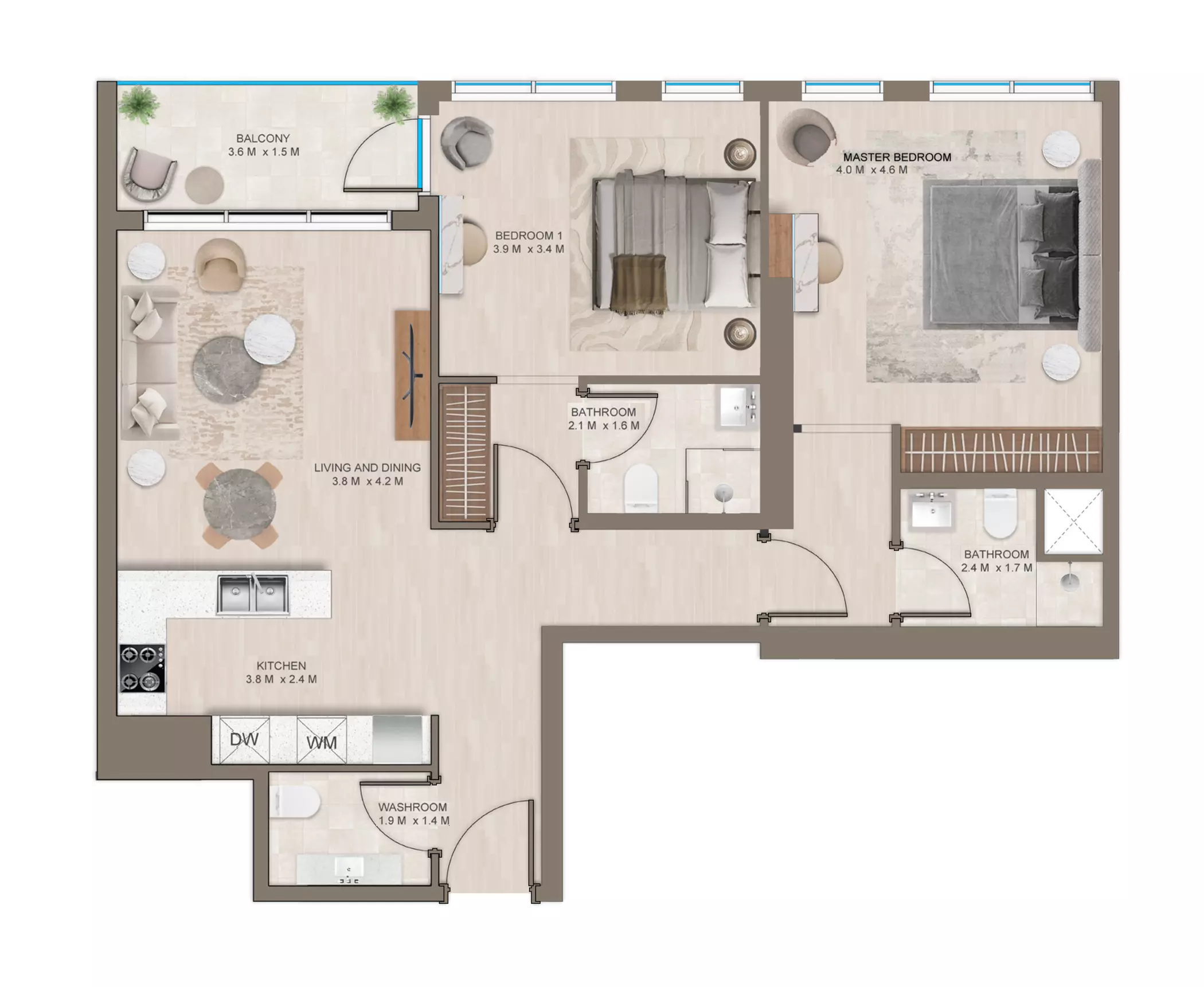 Unit floor plan image