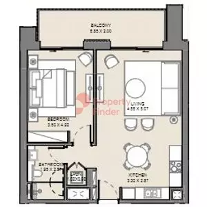 Jomana B8-Type A Level 2, 1 bed