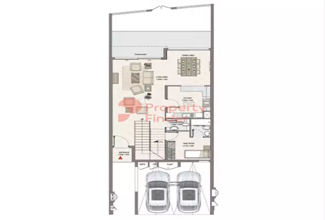 Marbella Villas Phase 2 By Rak — 3BR floor plan