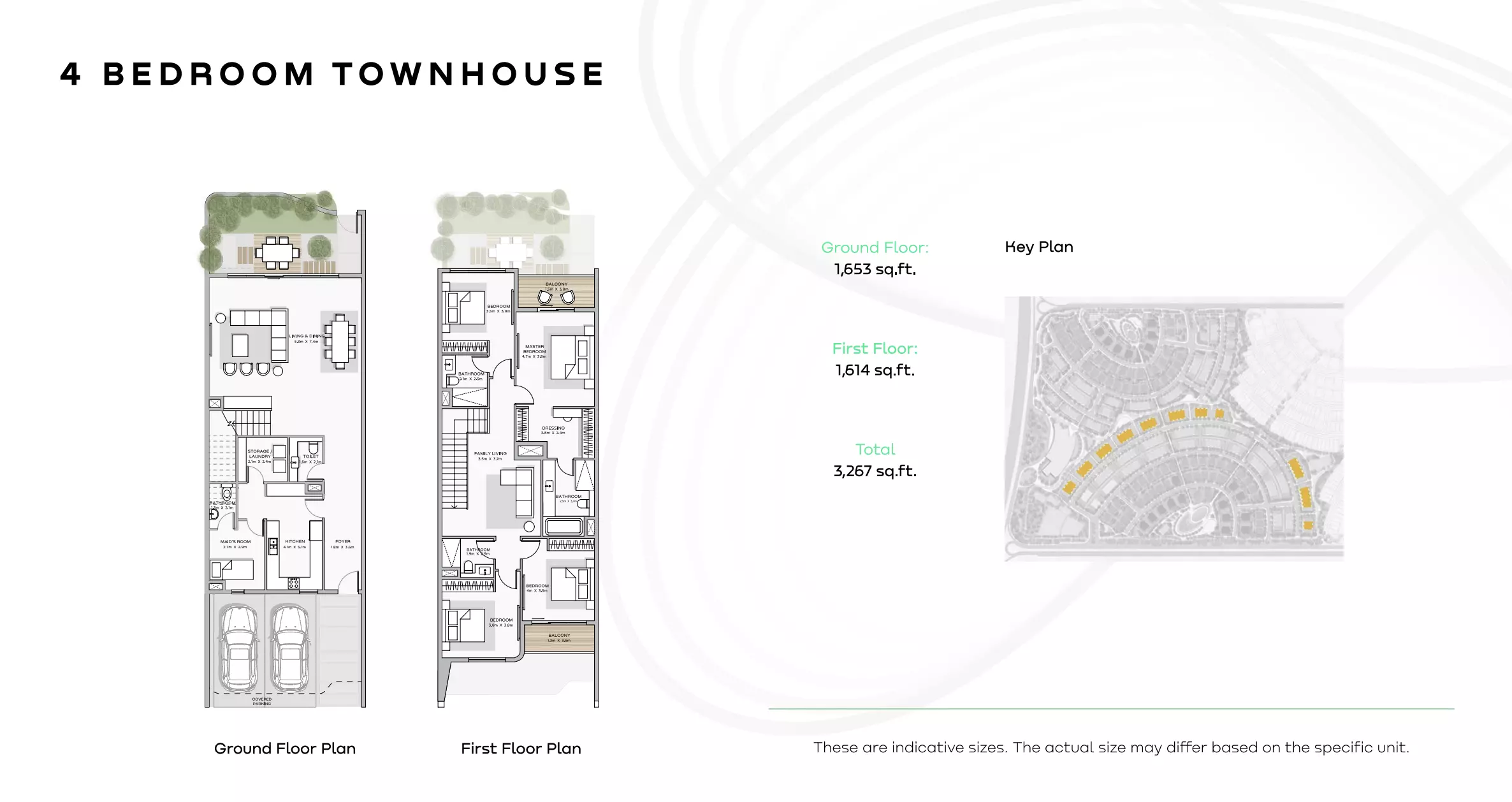 صورة مخطط ارضية الوحدة