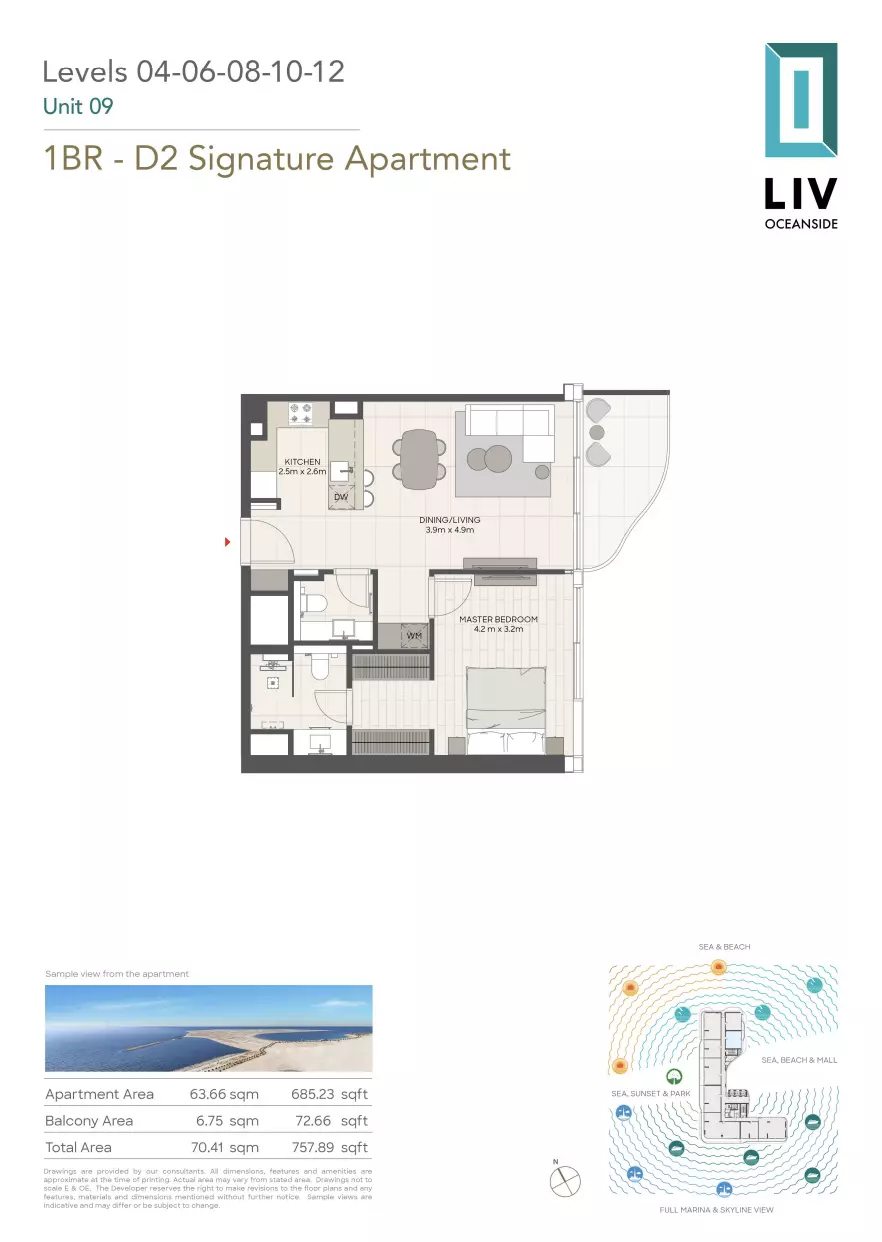 Unit floor plan image