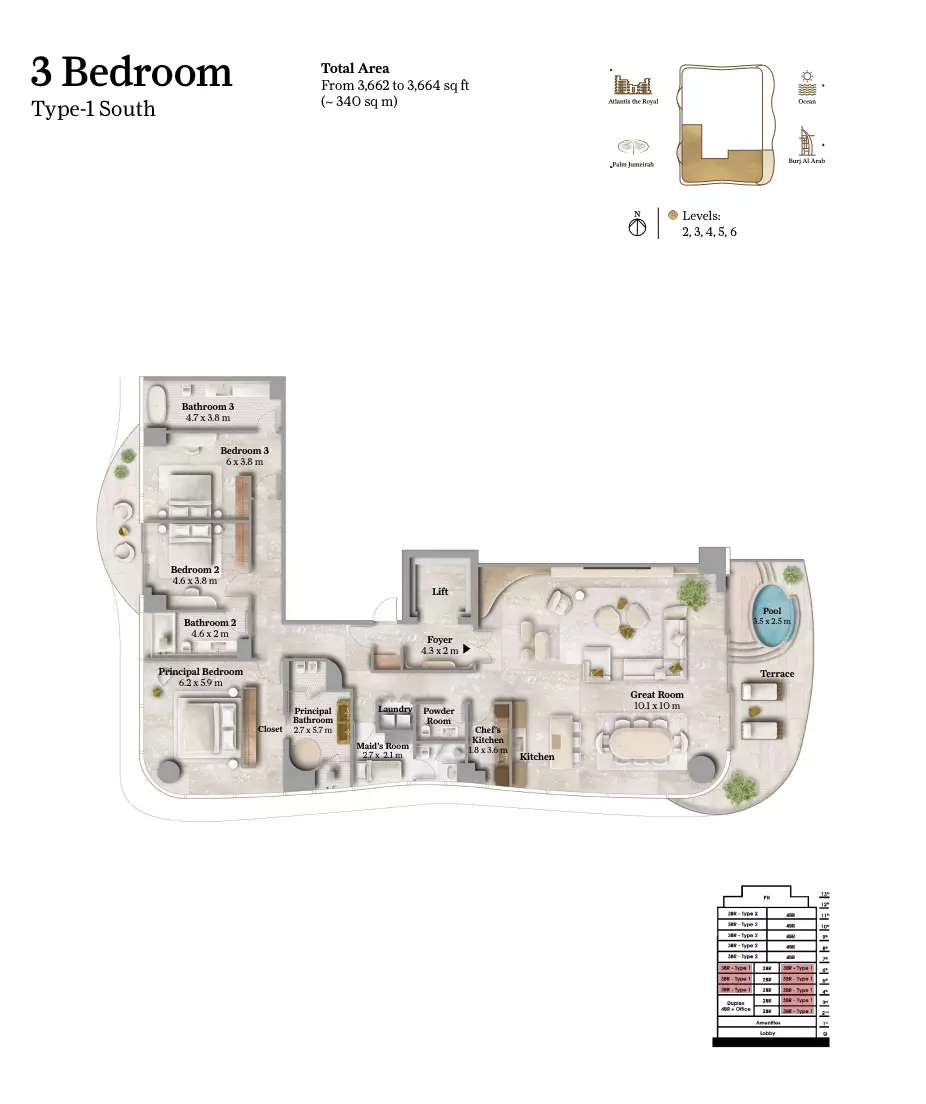 Unit floor plan image