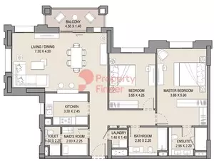 Asayel Type E, 2 beds