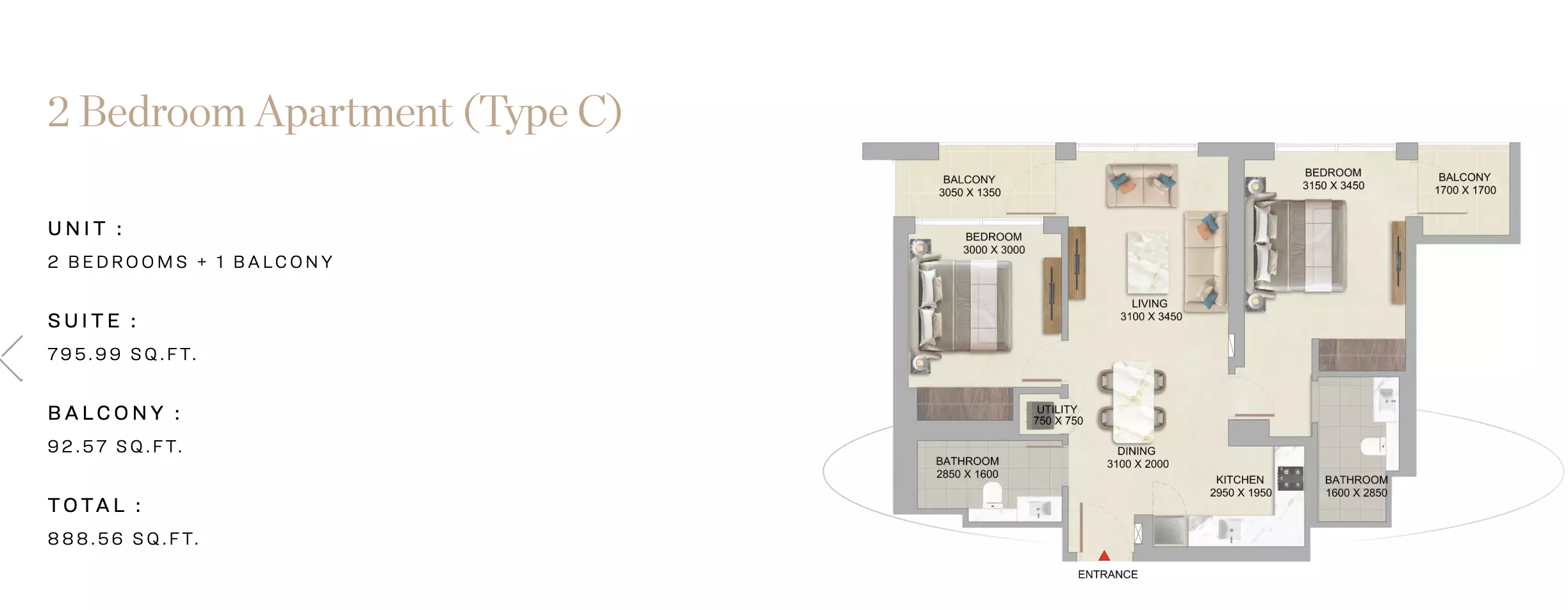 Unit floor plan image