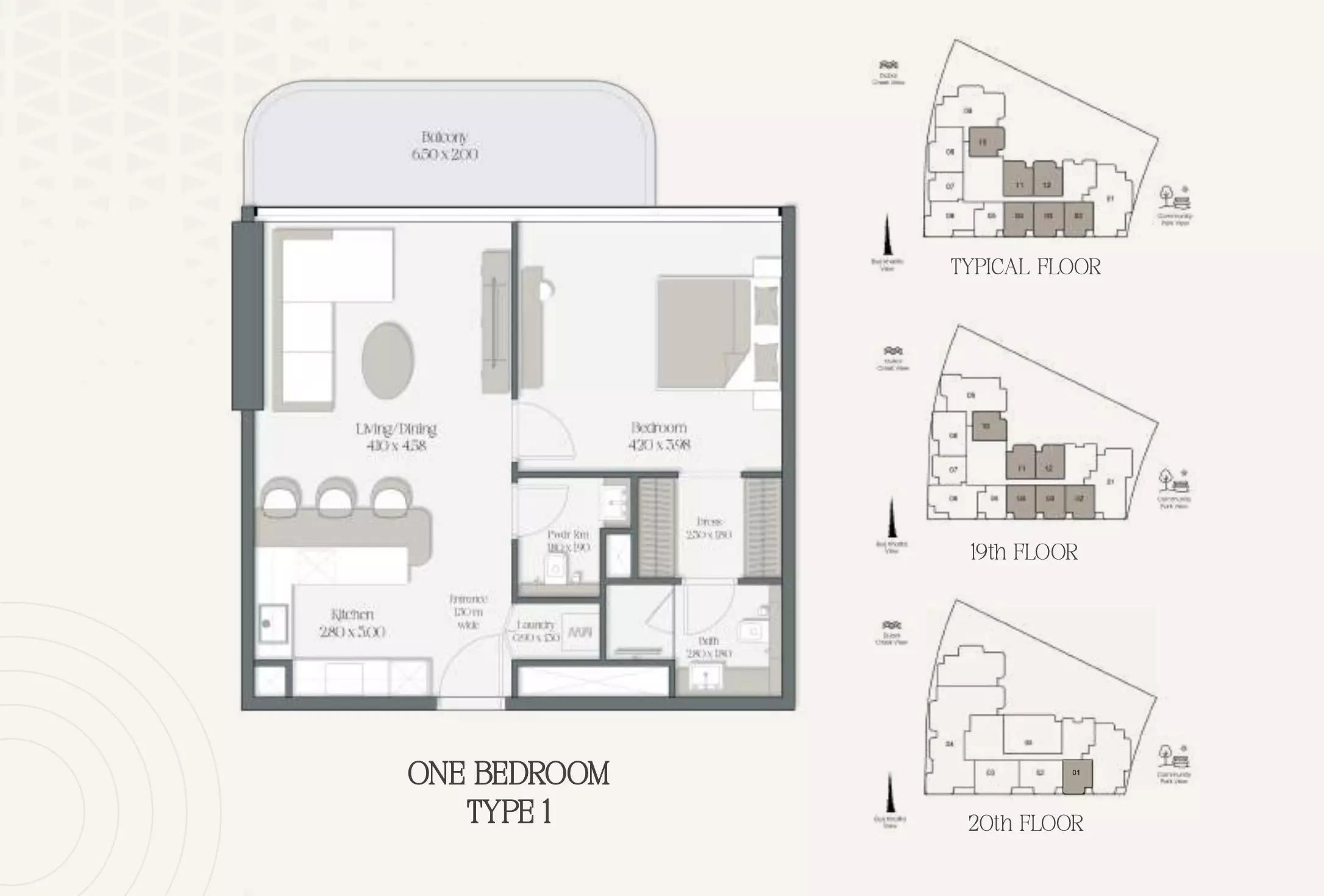 صورة مخطط ارضية الوحدة