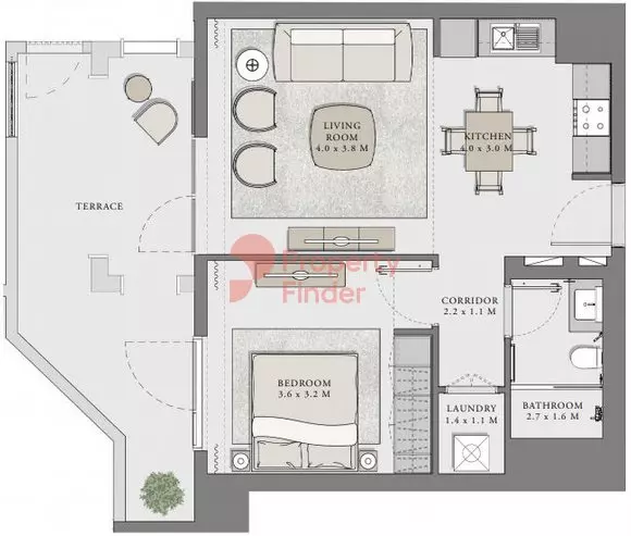 Orchid At Creek Beach Building 2 Unit 101, 1 bed