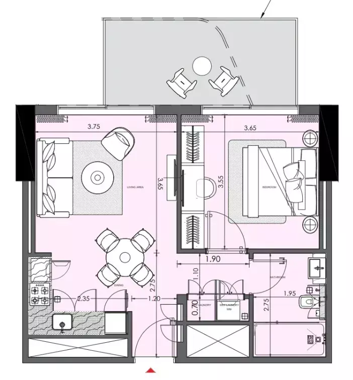 Unit floor plan image