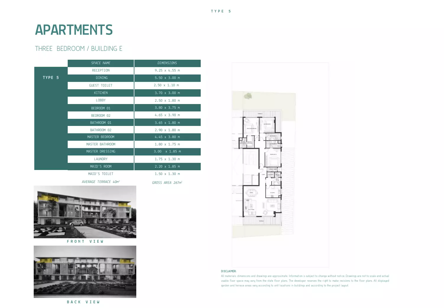 صورة مخطط ارضية الوحدة