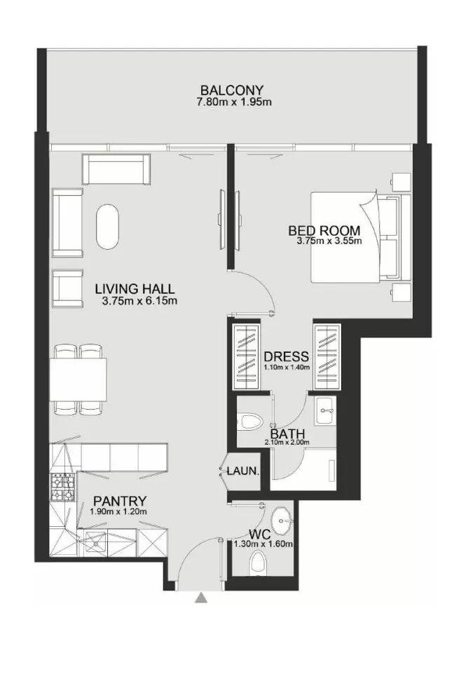 Unit floor plan image