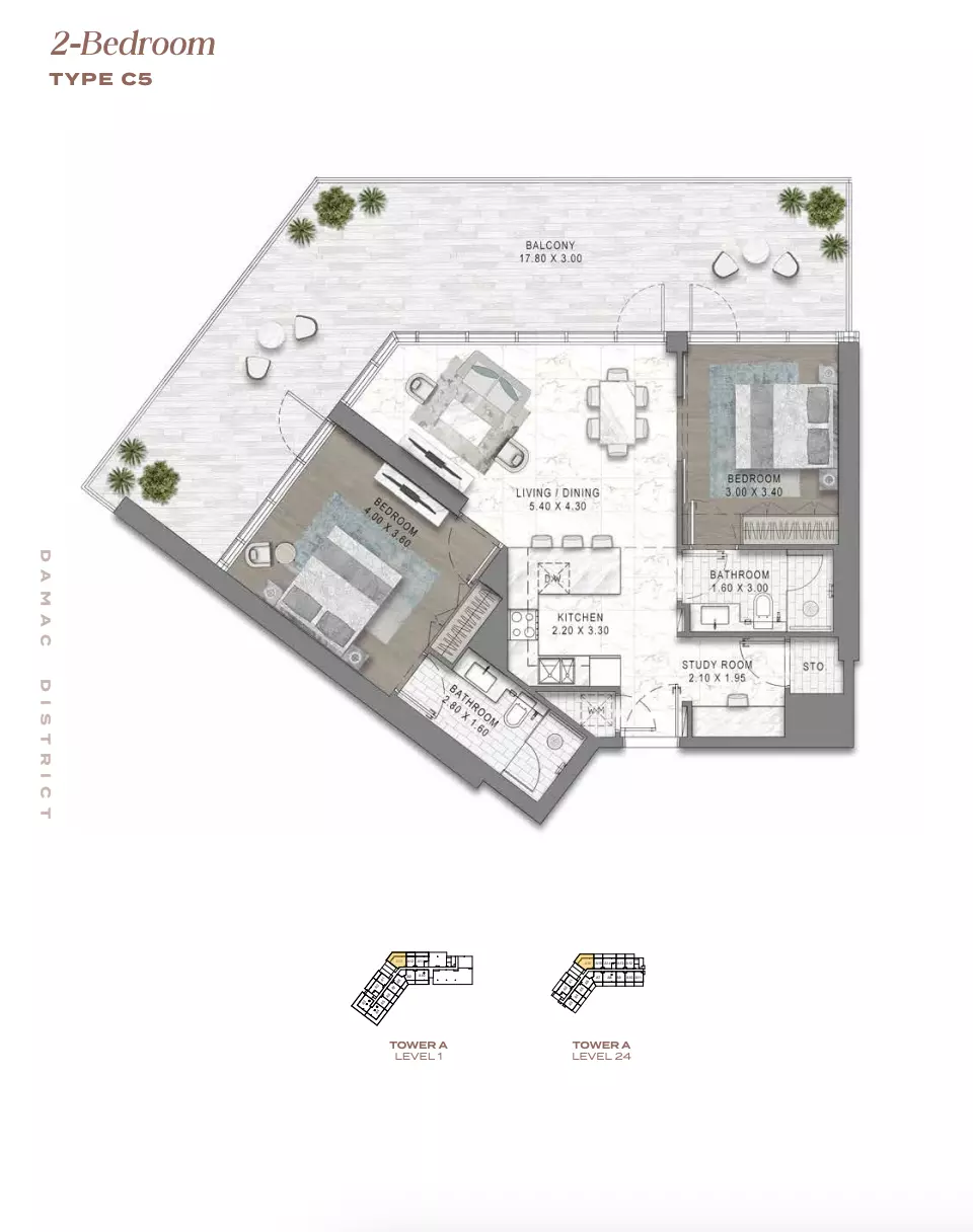 Unit floor plan image