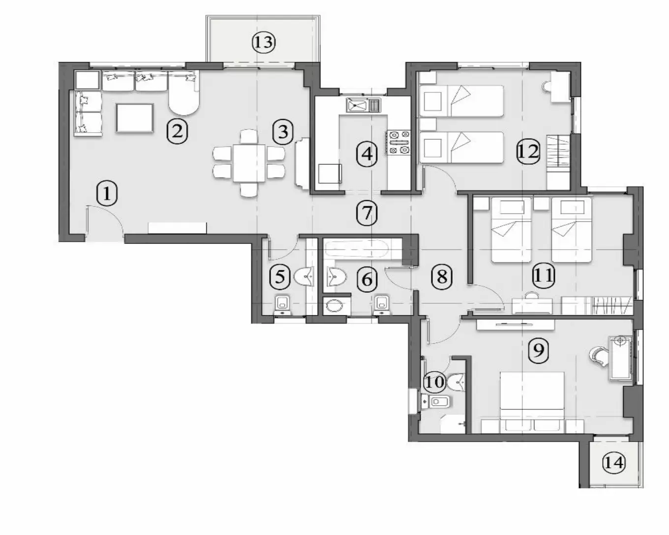 Unit floor plan image