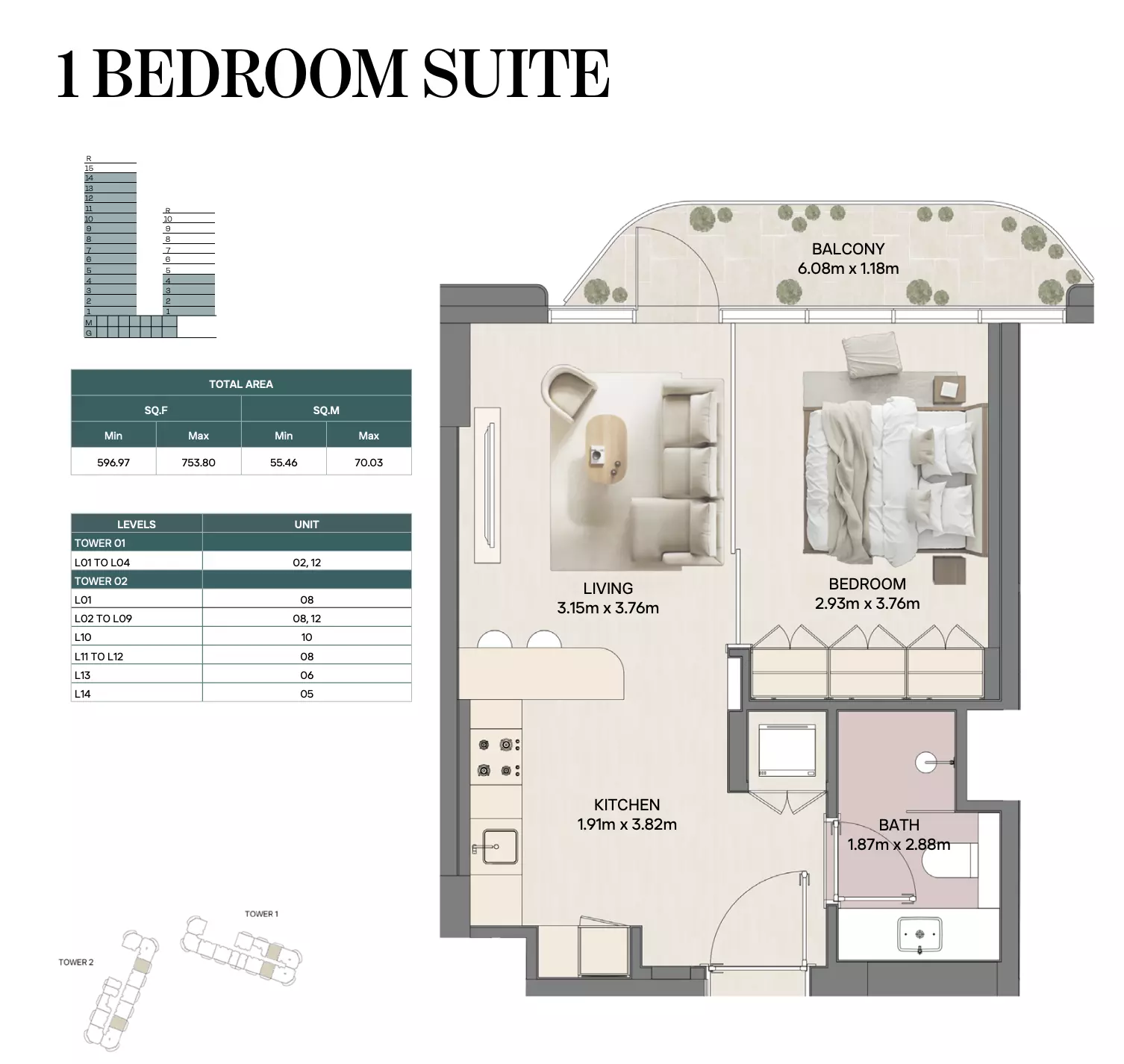 Unit floor plan image