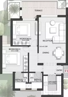 Unit floor plan image
