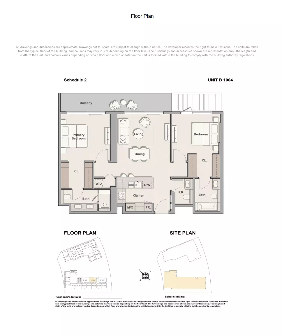 The Hillgate — 2BR floor plan
