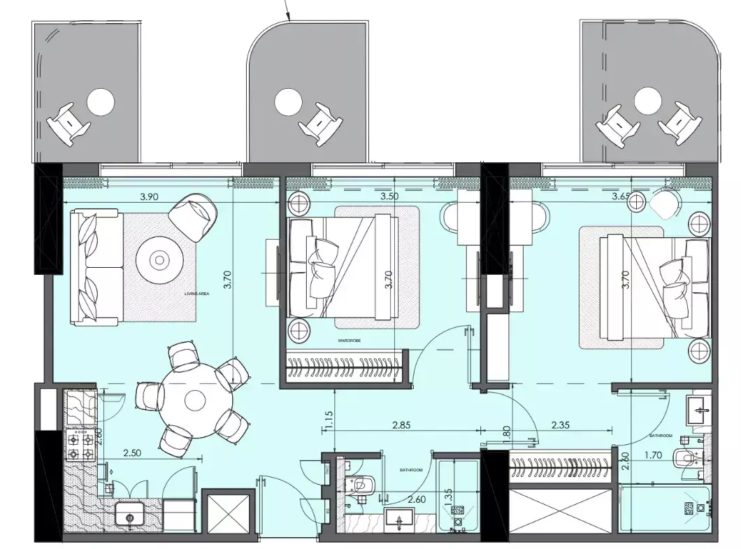 Unit floor plan image