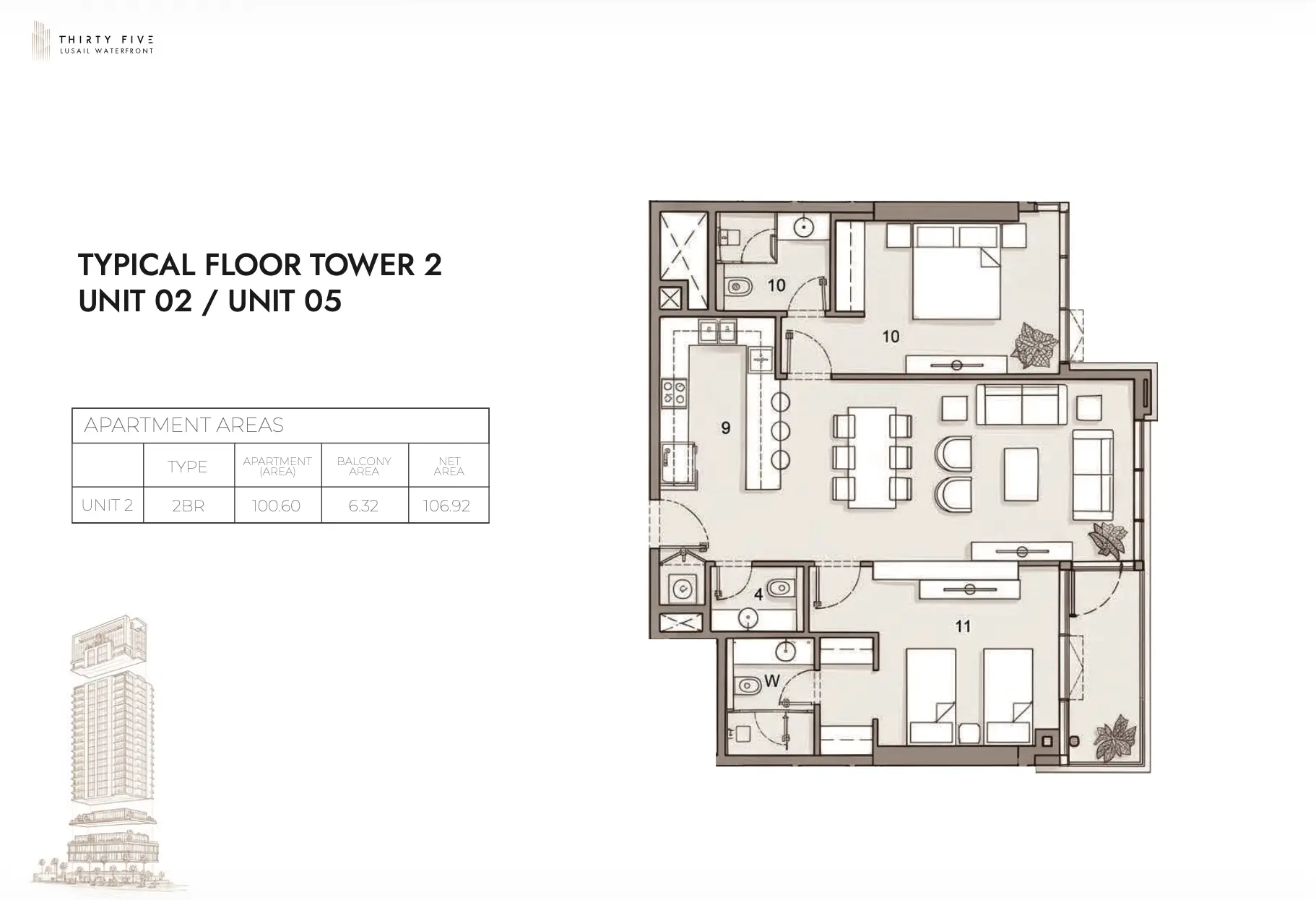Unit floor plan image