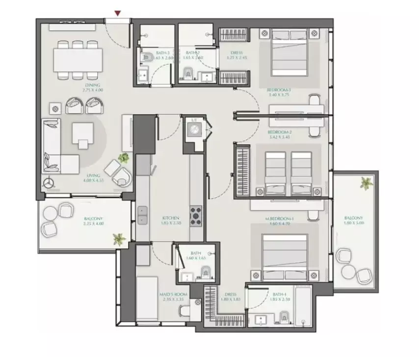 Unit floor plan image