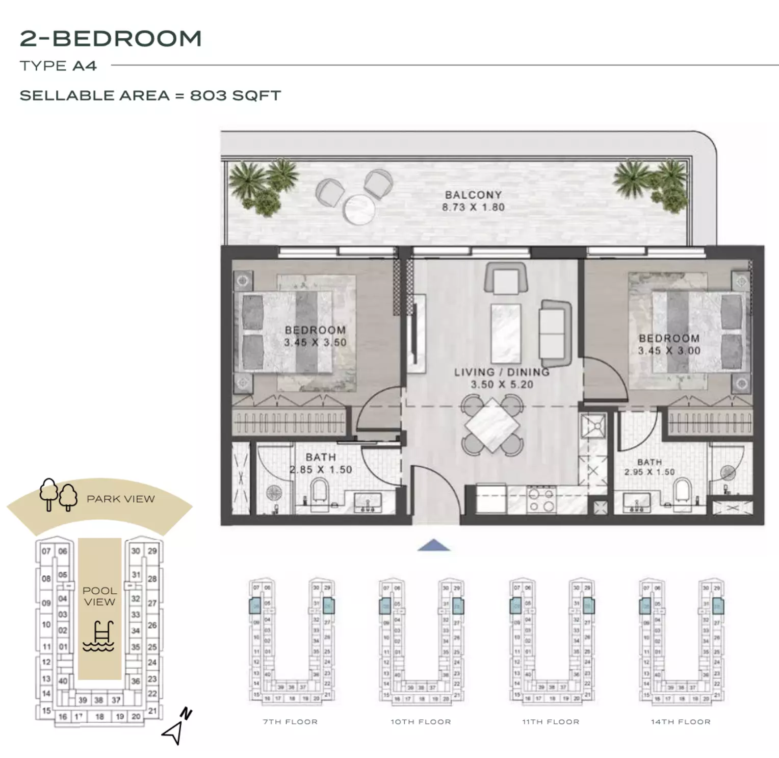 Unit floor plan image