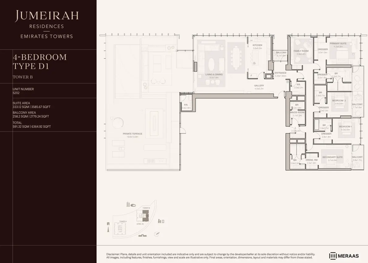 Unit floor plan image