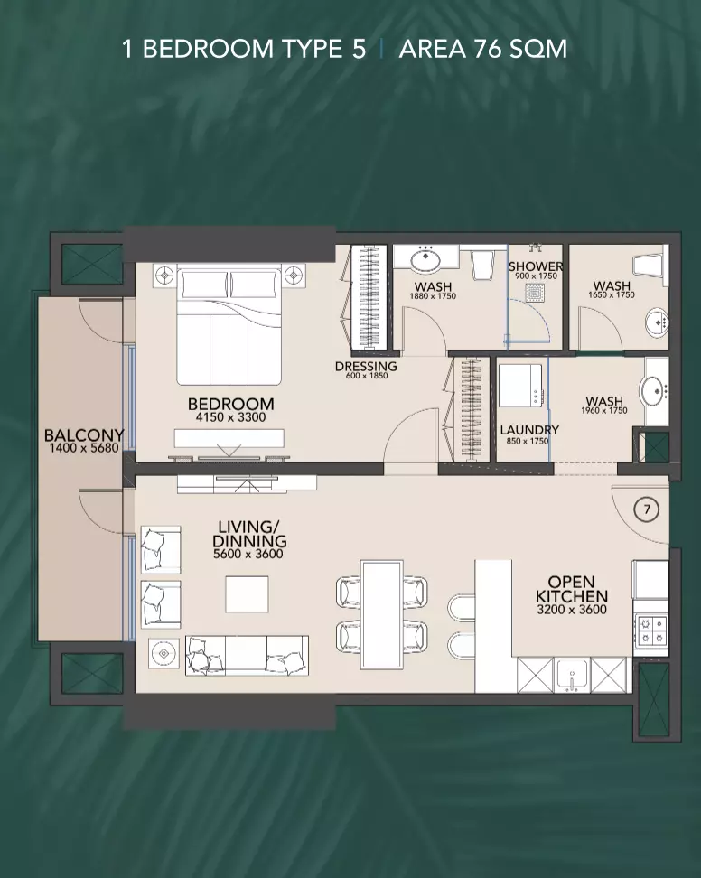 Unit floor plan image