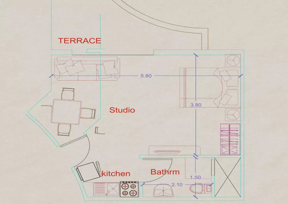 Unit floor plan image
