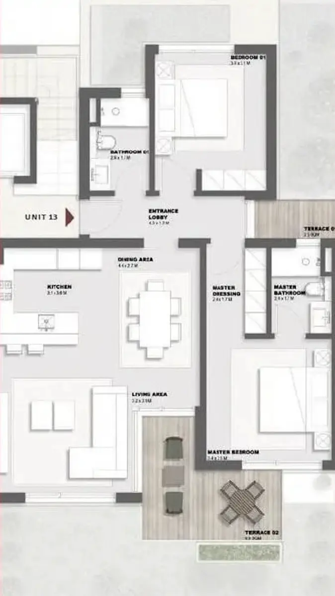Unit floor plan image