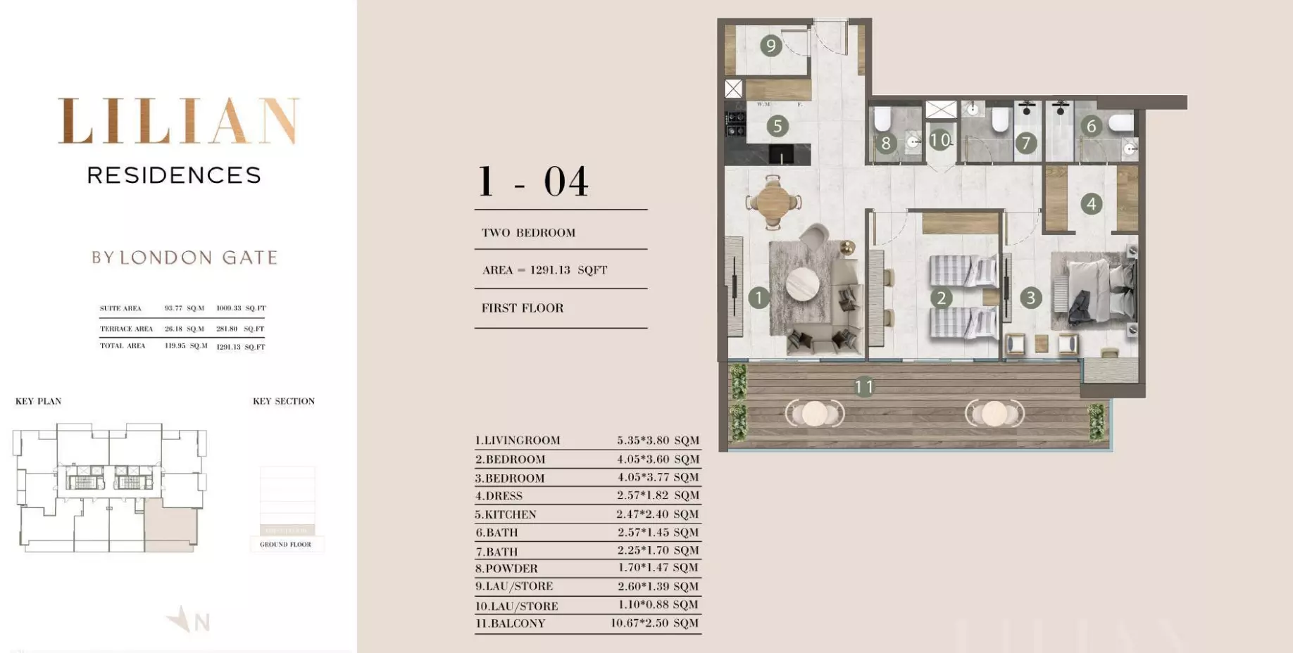 Unit floor plan image
