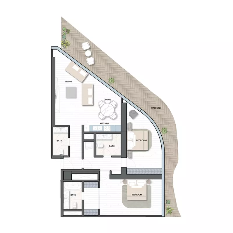Unit floor plan image