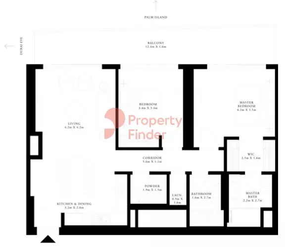 Grand Bleu Tower Unit 04 - Level 03-09, 2 beds