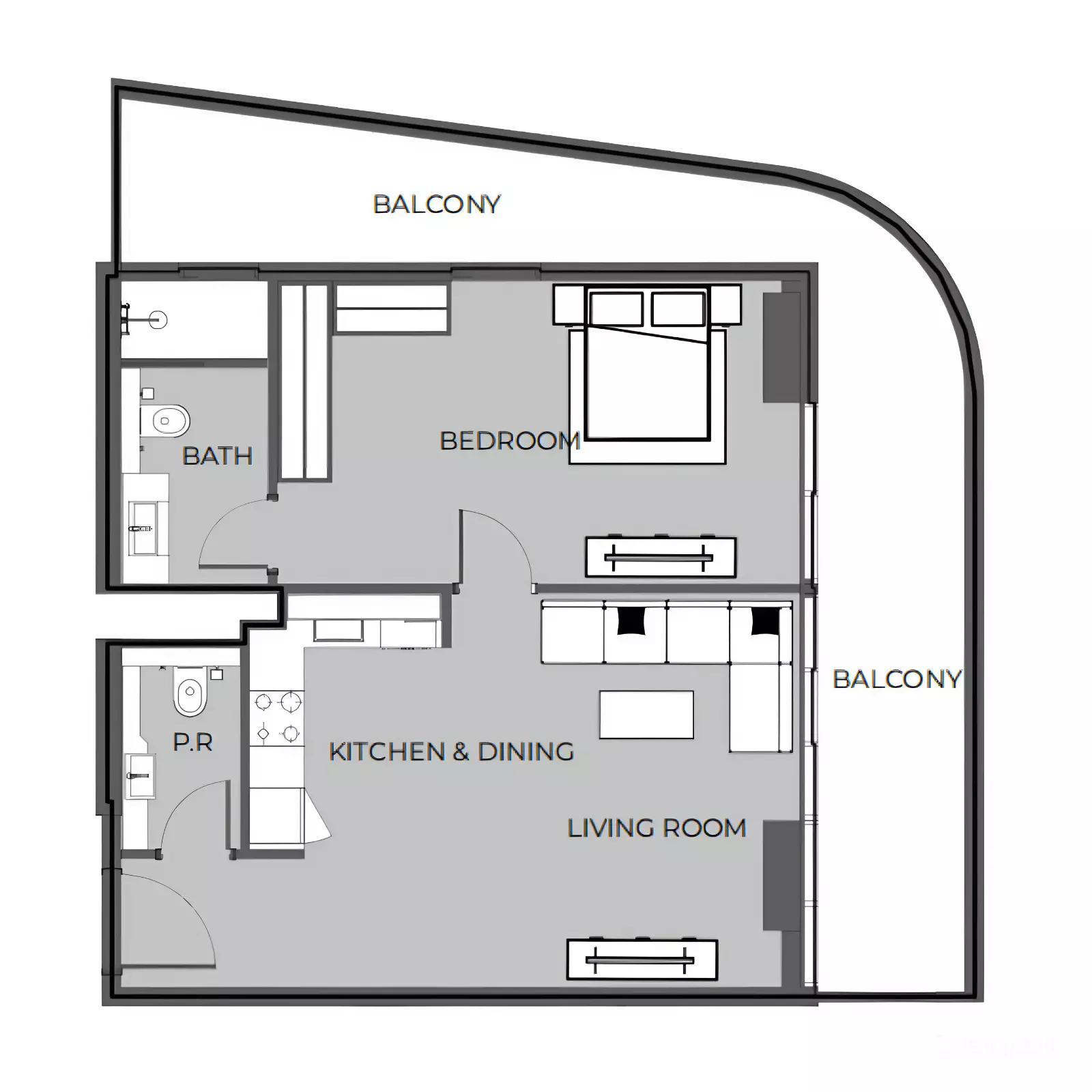 Unit floor plan image