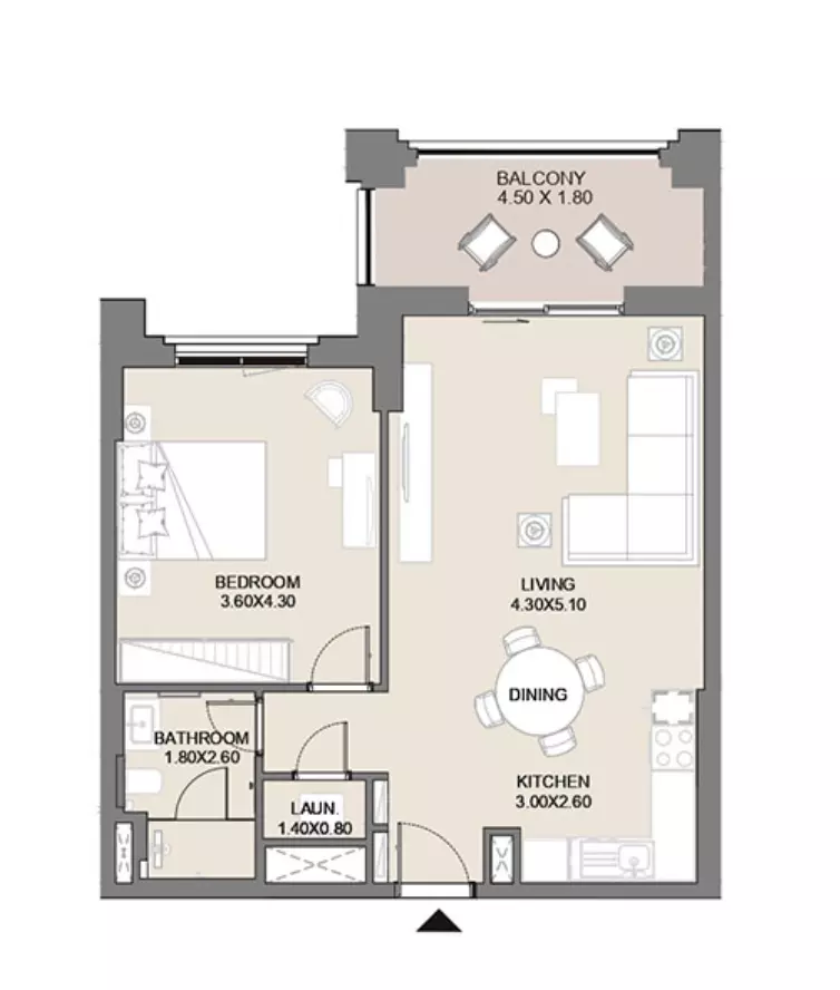 Jadeel at Madinat Jumeirah Living By Meraas Holding B11-Type A1, Level 1,2,3,4, Unit No-107, 1 bed